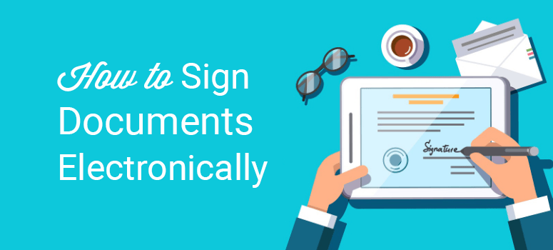 how to sign documents electronically in wordpress
