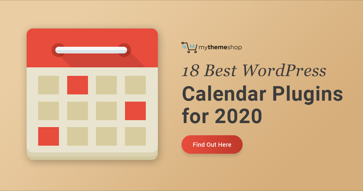 18 Best Event Calendar Plugins for WordPress 2020 - MyThemeShop