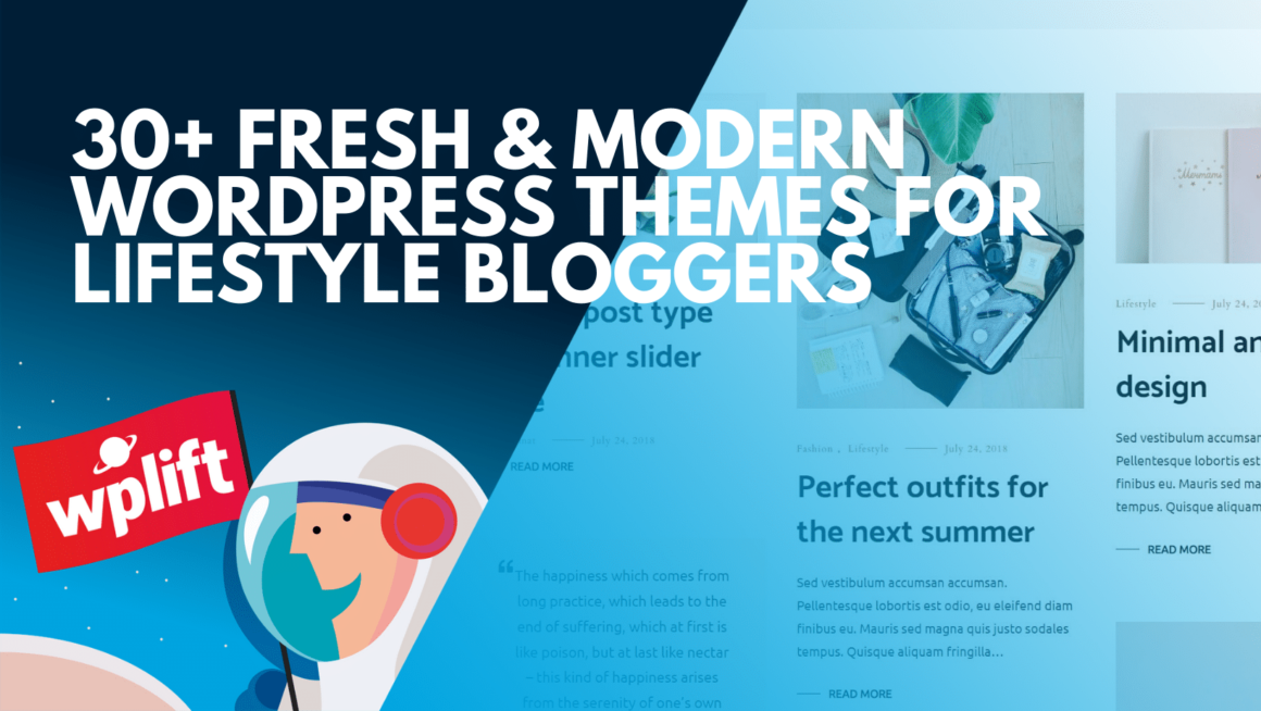30+ Fresh & Modern WordPress Themes for Lifestyle Bloggers