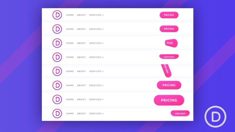 8 Delayed Button Animations for your Custom Divi Header CTA