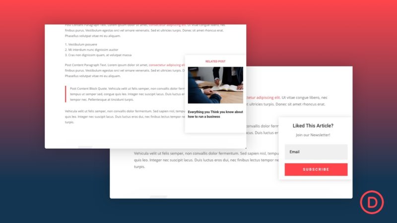 How to Add a Scroll Triggered Popup to Your Blog Posts in Divi