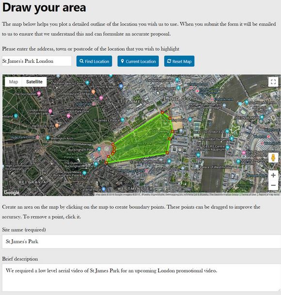 Zone Marker WordPress Plugin for Drone Pilots - WP Solver