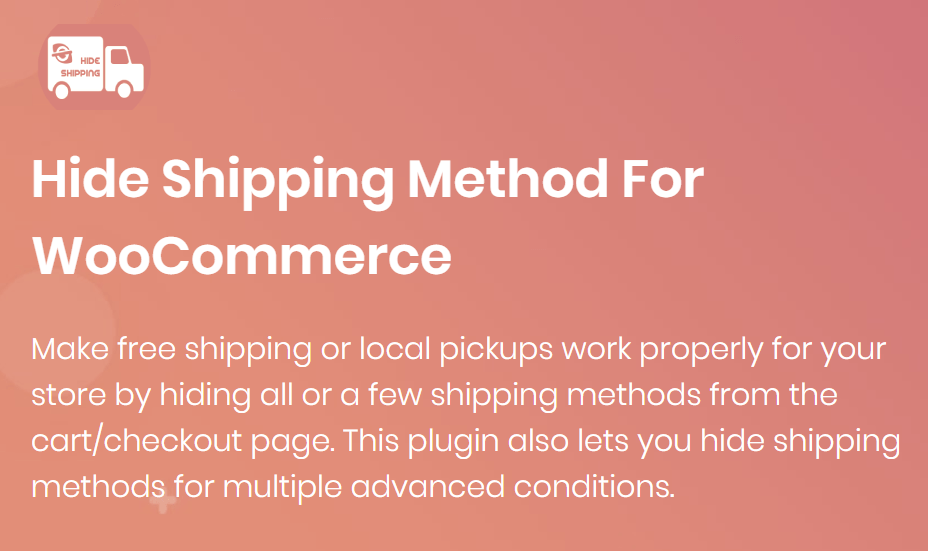 Hide Shipping Method For WooCommerce Review and Tutorial - WP Mayor