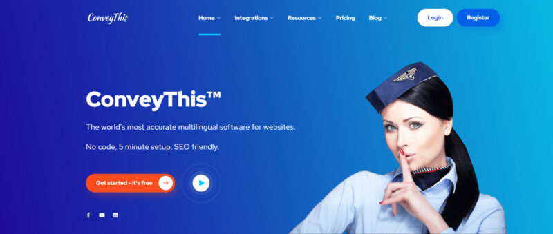 ConveyThis - World's Easiest Multilingual Solution for Websites