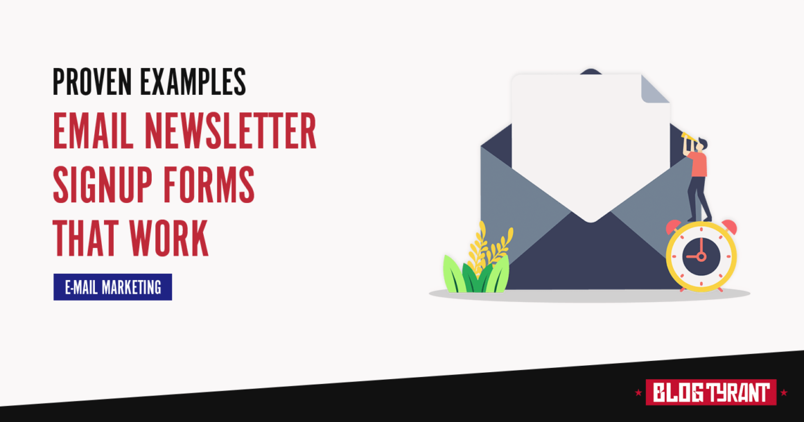 12 Email Newsletter Signup Form Examples That Work