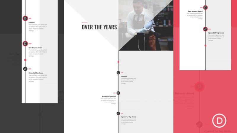 How to Design a Divi Timeline Layout with Scroll Effects