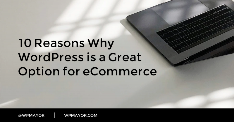 10 Reasons Why WordPress is a Great Option for eCommerce - WP Mayor