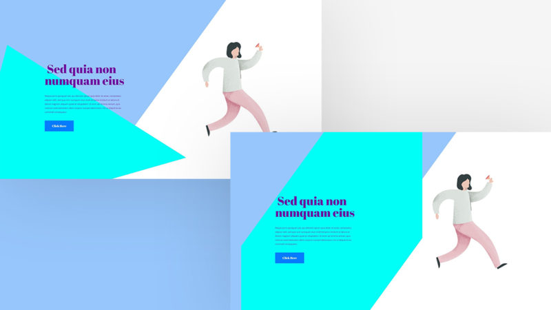 How to Use Transformed Motion Shapes as Backgrounds with Divi