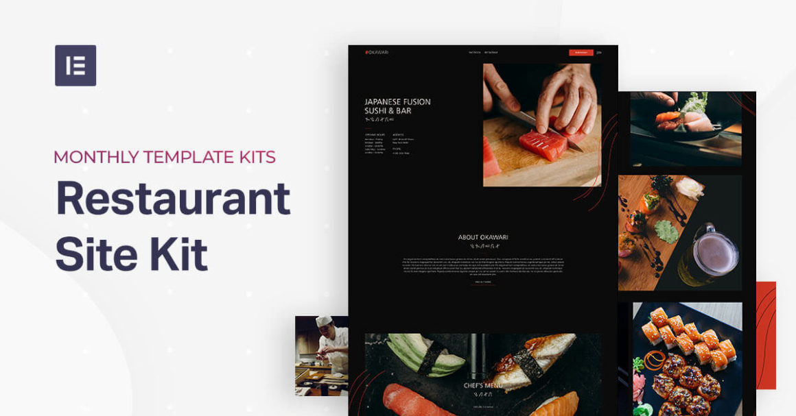 Monthly Template Kits #11: The Restaurant Website Template Kit | Elementor