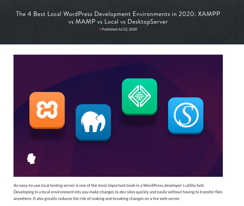 A Great Comparison of Local-Development WordPress Options • WPShout