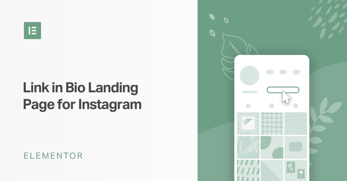 How to Create a Link in Bio Landing Page For Instagram With Elementor | Elementor