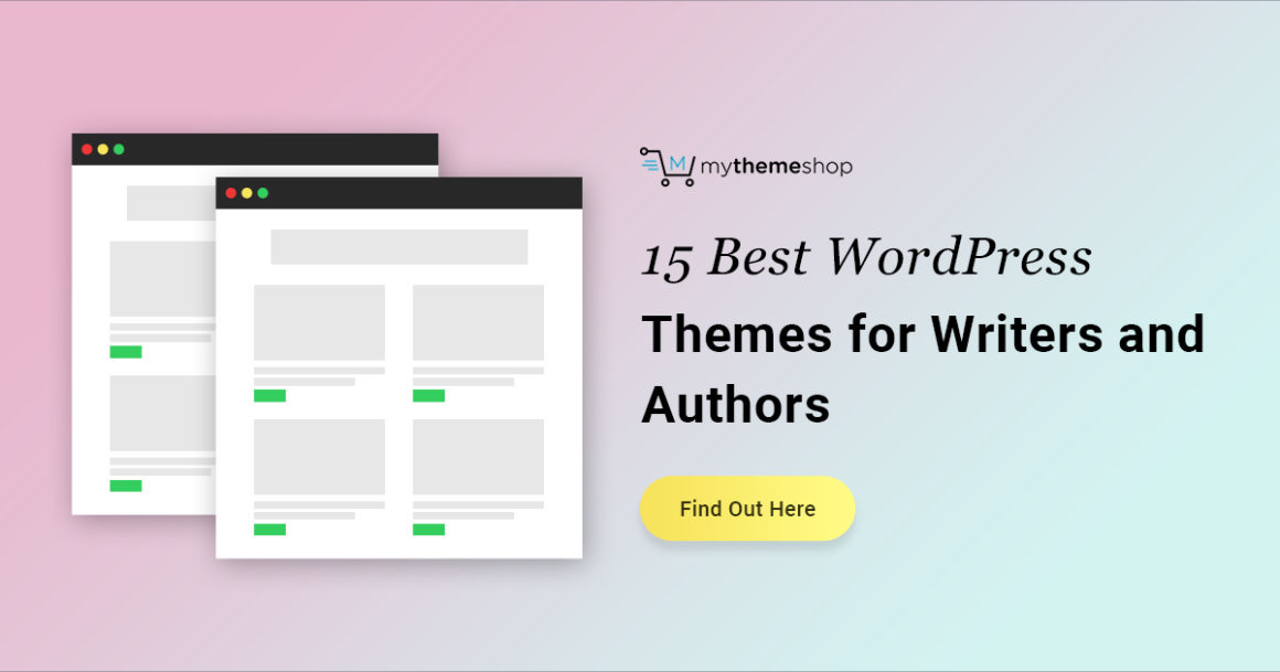 15 Best WordPress Themes for Writers and Authors - MyThemeShop