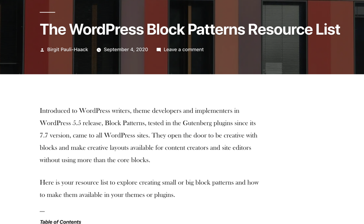 Everything About Gutenberg Block Patterns • WPShout