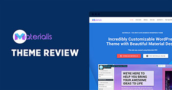 Materialis Review: A Premium WordPress Theme for Creative Professionals