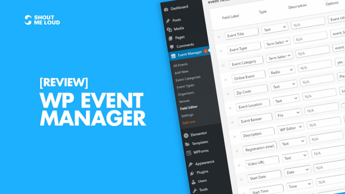 WP Event Manager Review