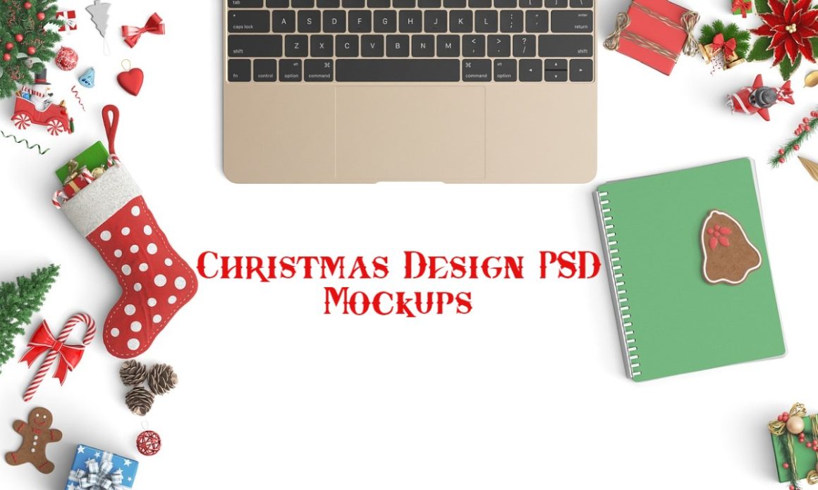 15+ Christmas-themed PSD Mockups Resources - Colorlib