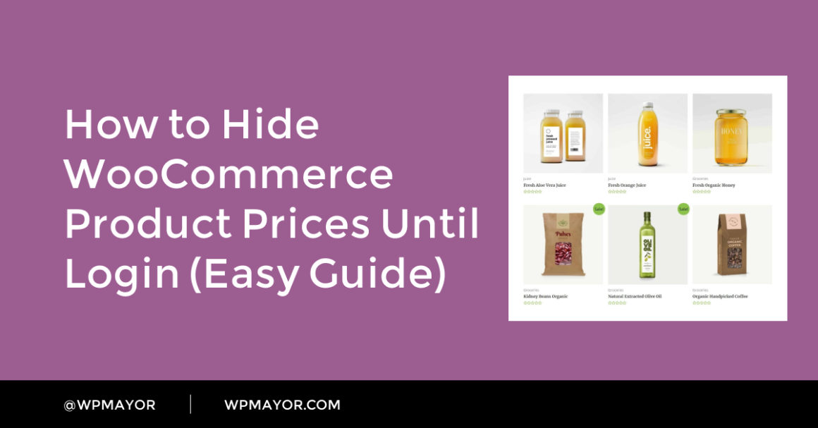 How to Hide WooCommerce Product Prices Until Login (Easy Guide) - WP Mayor