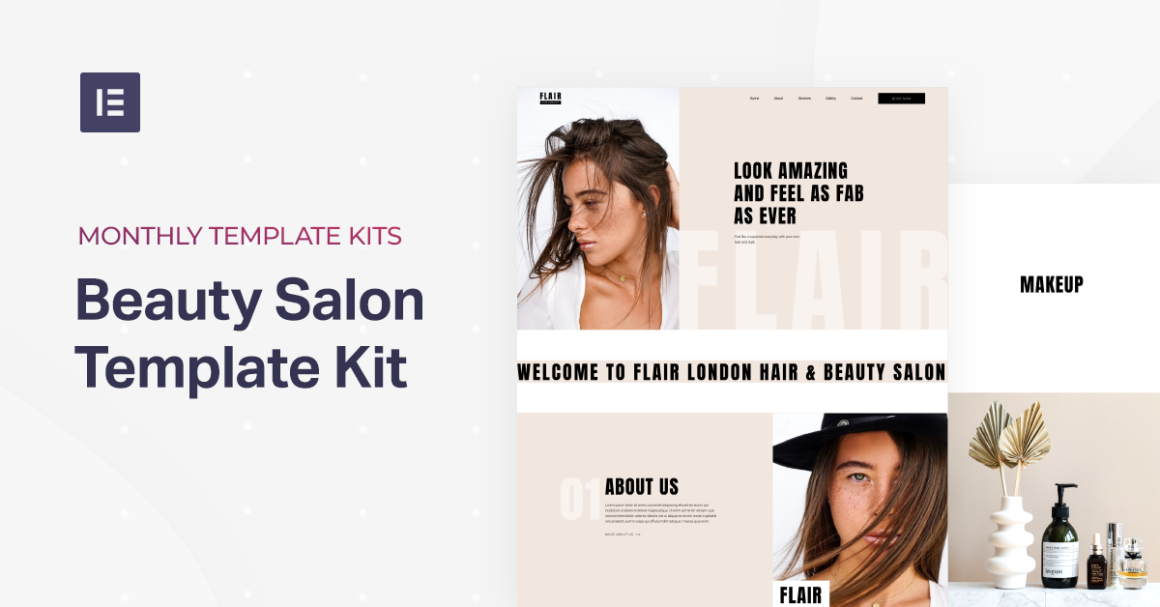 Monthly Template Kits #17: The Hair Salon Template Kit