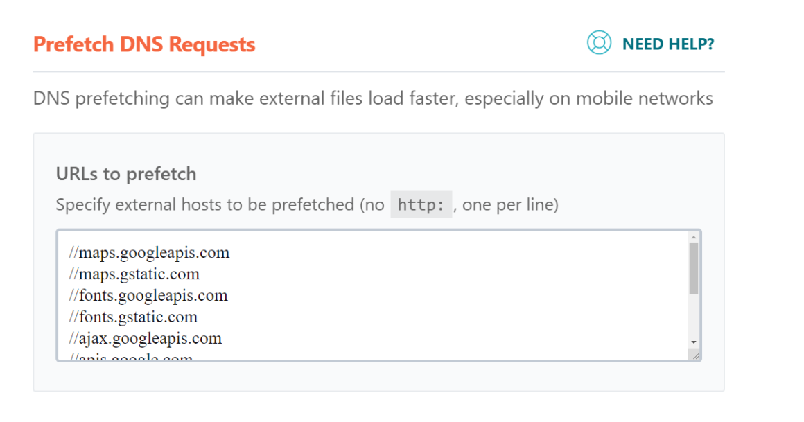 How To Add DNS Prefetch In WordPress (including list of domains)