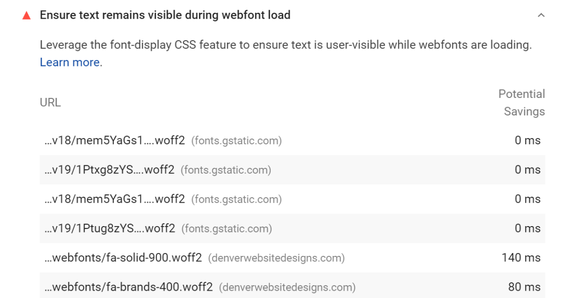 Ensure Text Remains Visible During Webfont Load (WordPress)