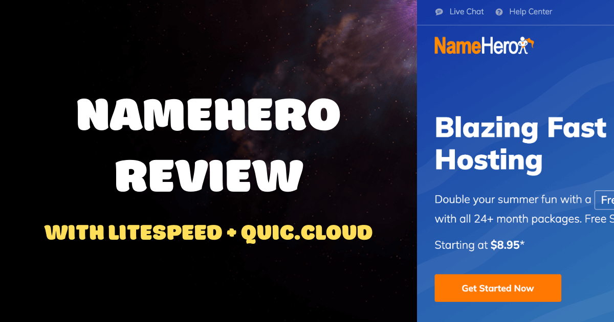 NameHero Review (and how to setup LiteSpeed + QUIC.cloud)