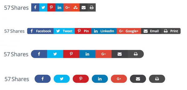 Shared Counts: Social Share Buttons for WordPress