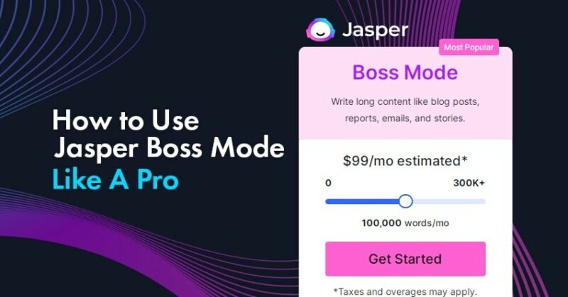 How to Use Jasper Boss Mode