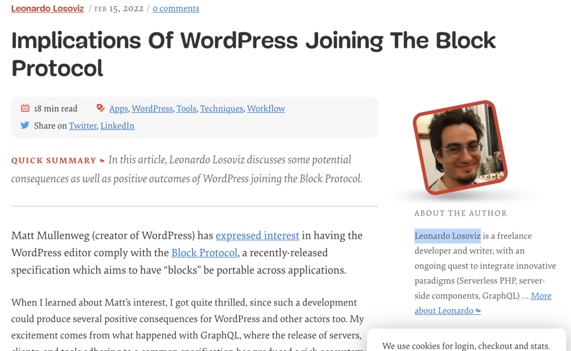 Implications of WordPress & Block Protocol