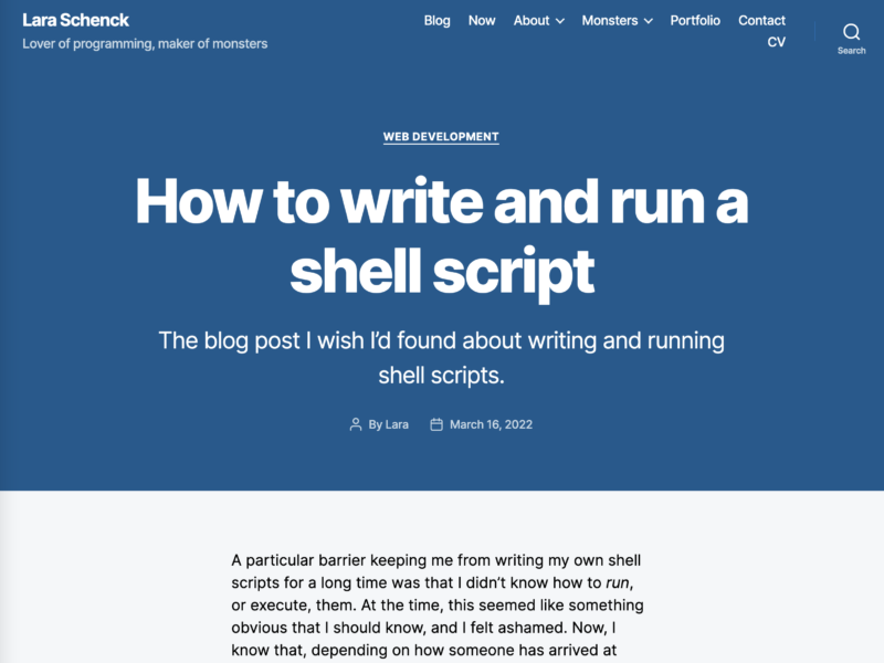 How to Write and Run Shell Scripts