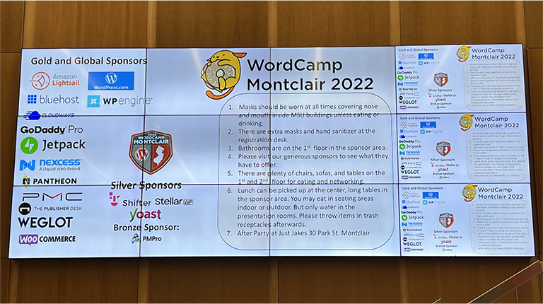 WordCamp Montclair 2022: That's a wrap!