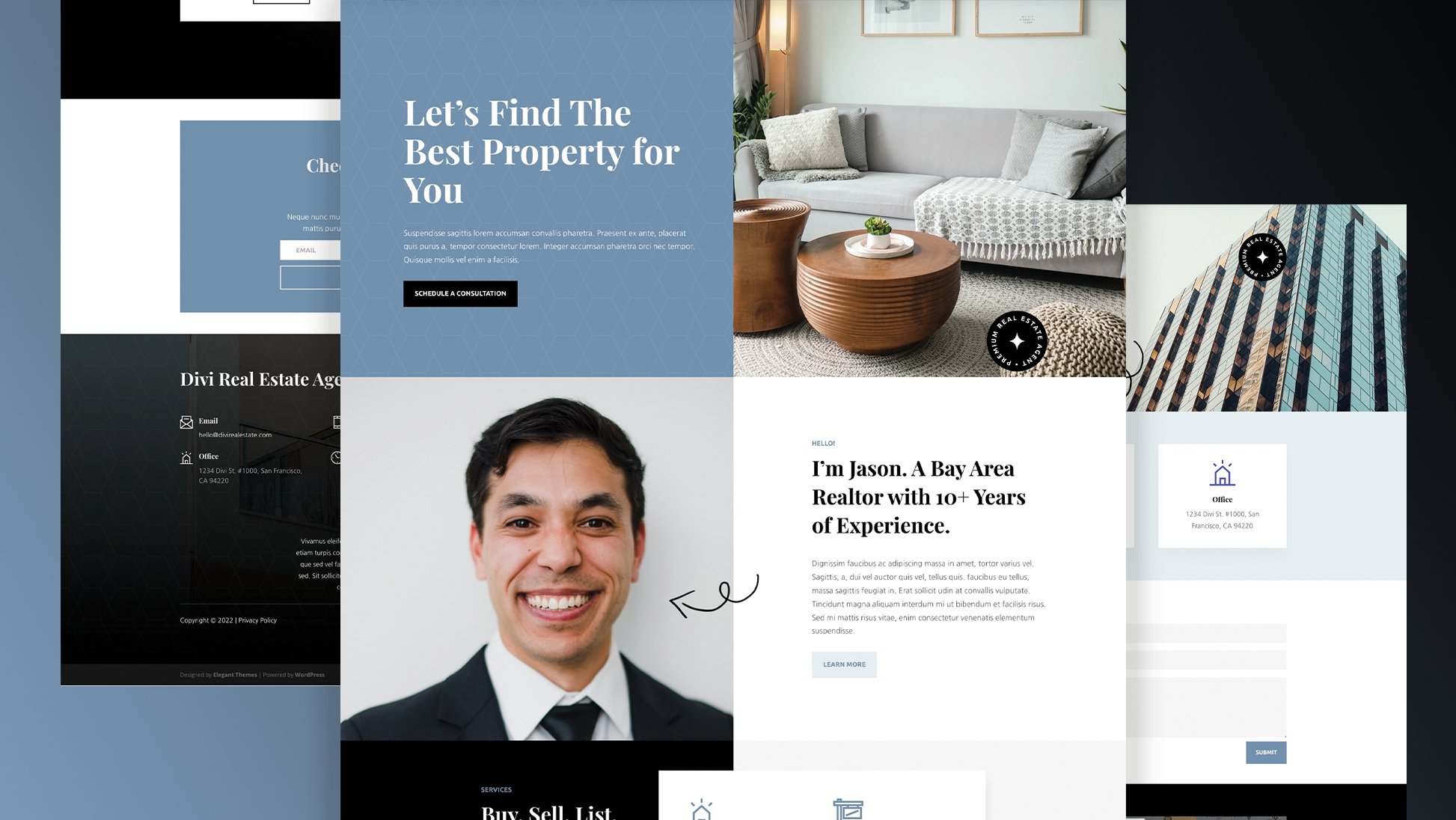 Get a Free Real Estate Agent Layout Pack for Divi