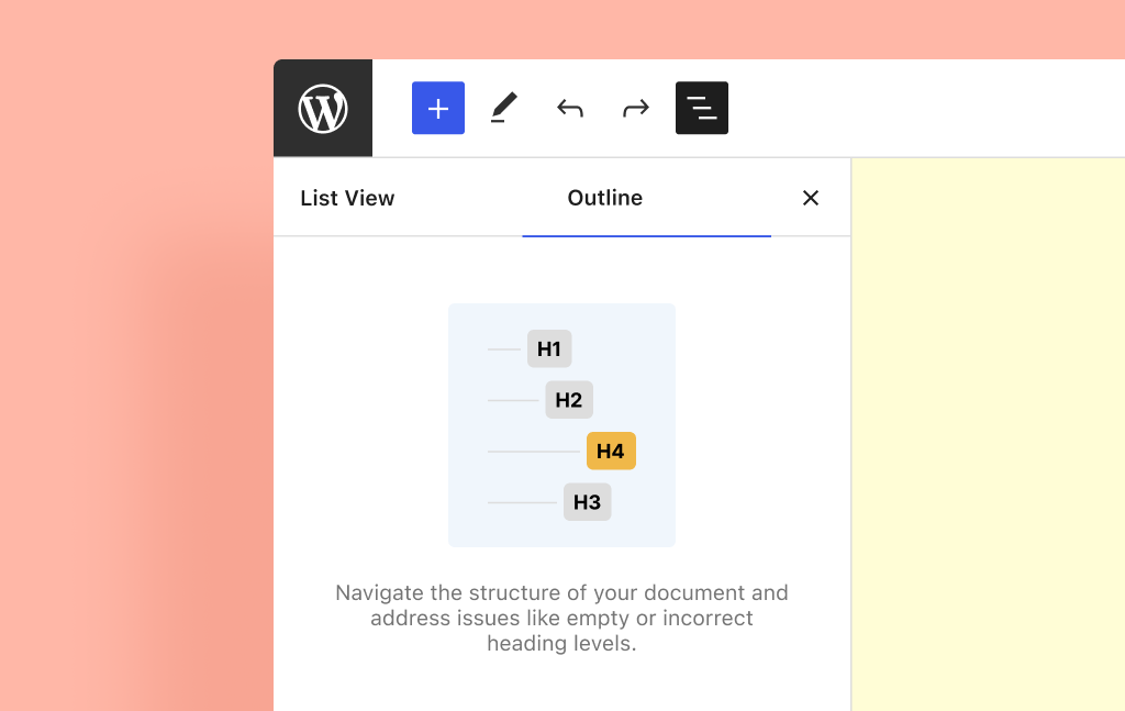 Gutenberg 14.5 Introduces New “Document Overview” Panel, Improves Block Spacing Controls