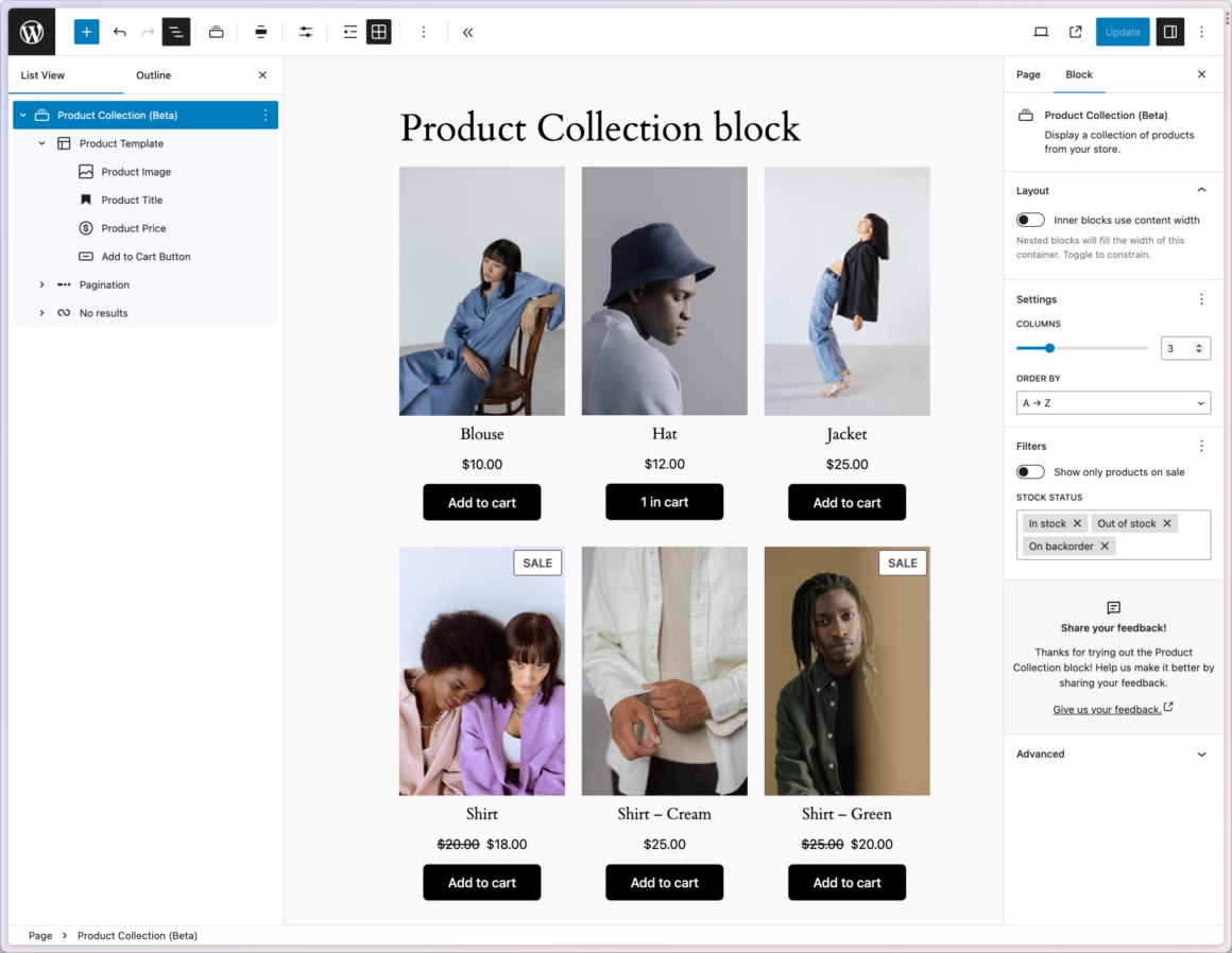 WooCommerce Blocks 11.0.0 Adds Product Collection Block in Beta, 10.9.0 Integrates Product Button with the Interactivity API