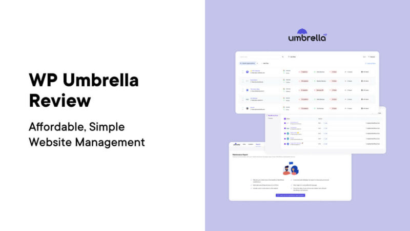 WP Umbrella Review: Affordable, Simple Website Management