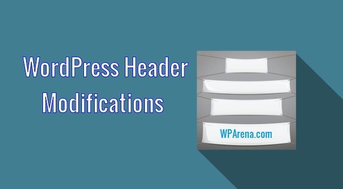 WordPress Header Modifications