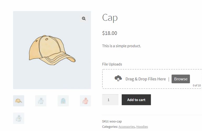 How to Drag & Upload Multiple Files in WooCommerce