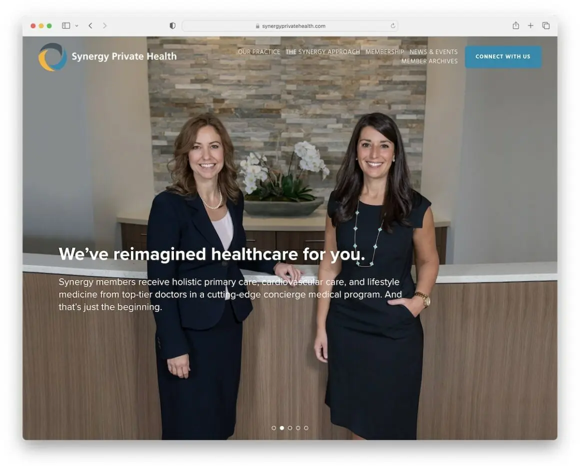 healthcare website designs