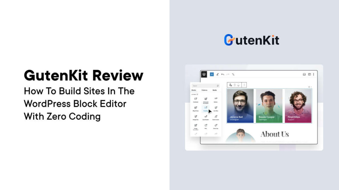 GutenKit Review: How to Build Sites in the WordPress Block Editor with Zero Coding
