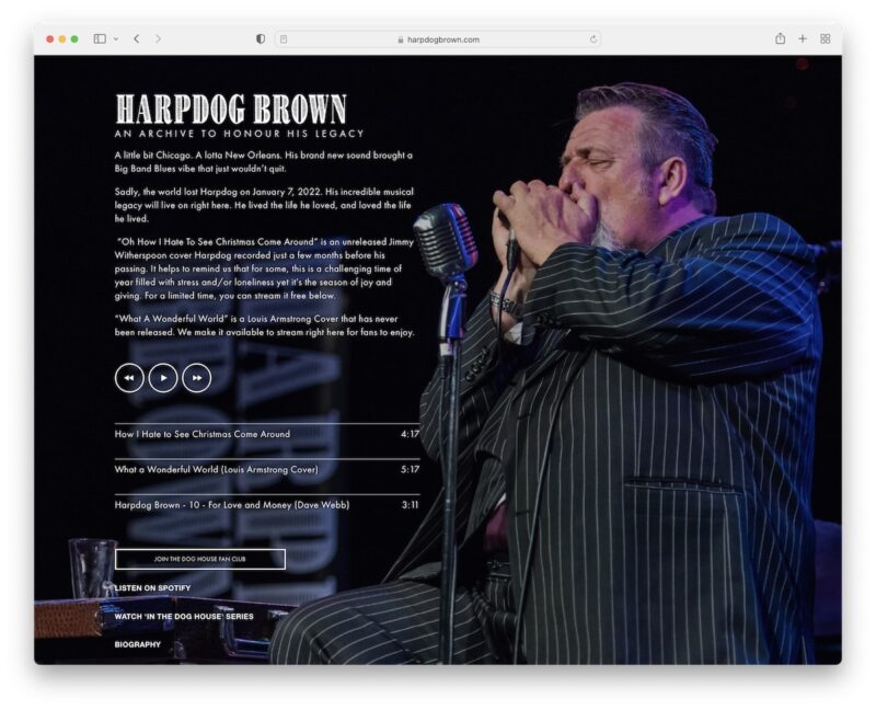musician websites