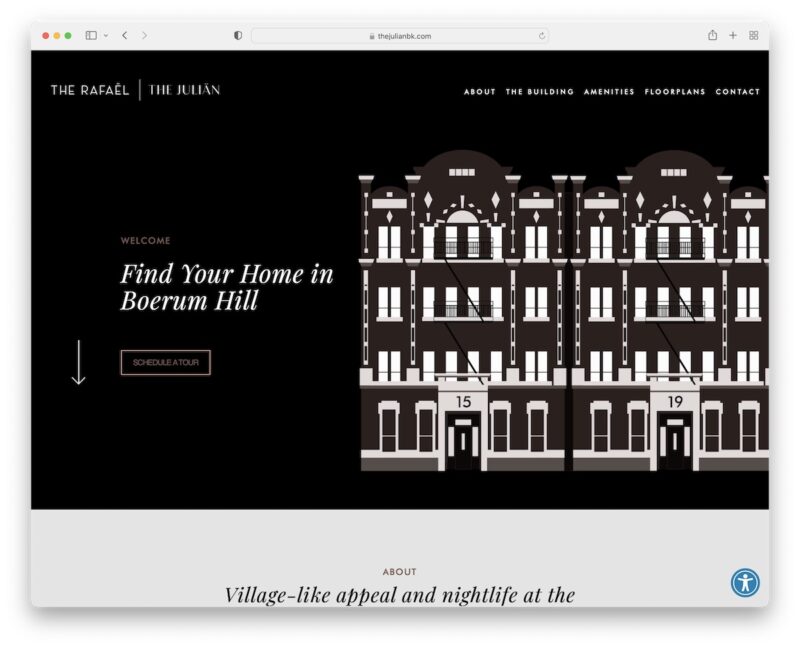 7 BEST 1 PAGE SITE EXAMPLES TO INSPIRE YOU IN 2025 visual data 5