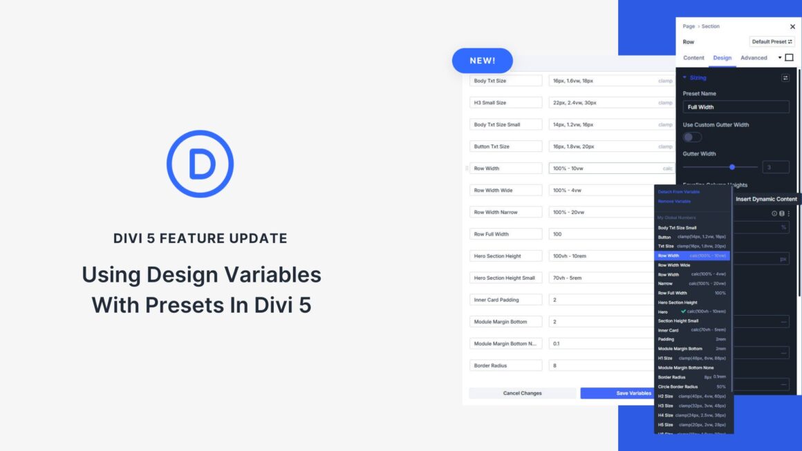 Using Design Variables With Presets In Divi 5 2 Using Design Variables With Presets In Divi 5