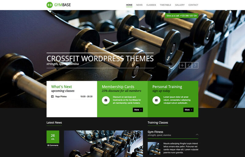 11 amazing crossfit wordpress themes 2015